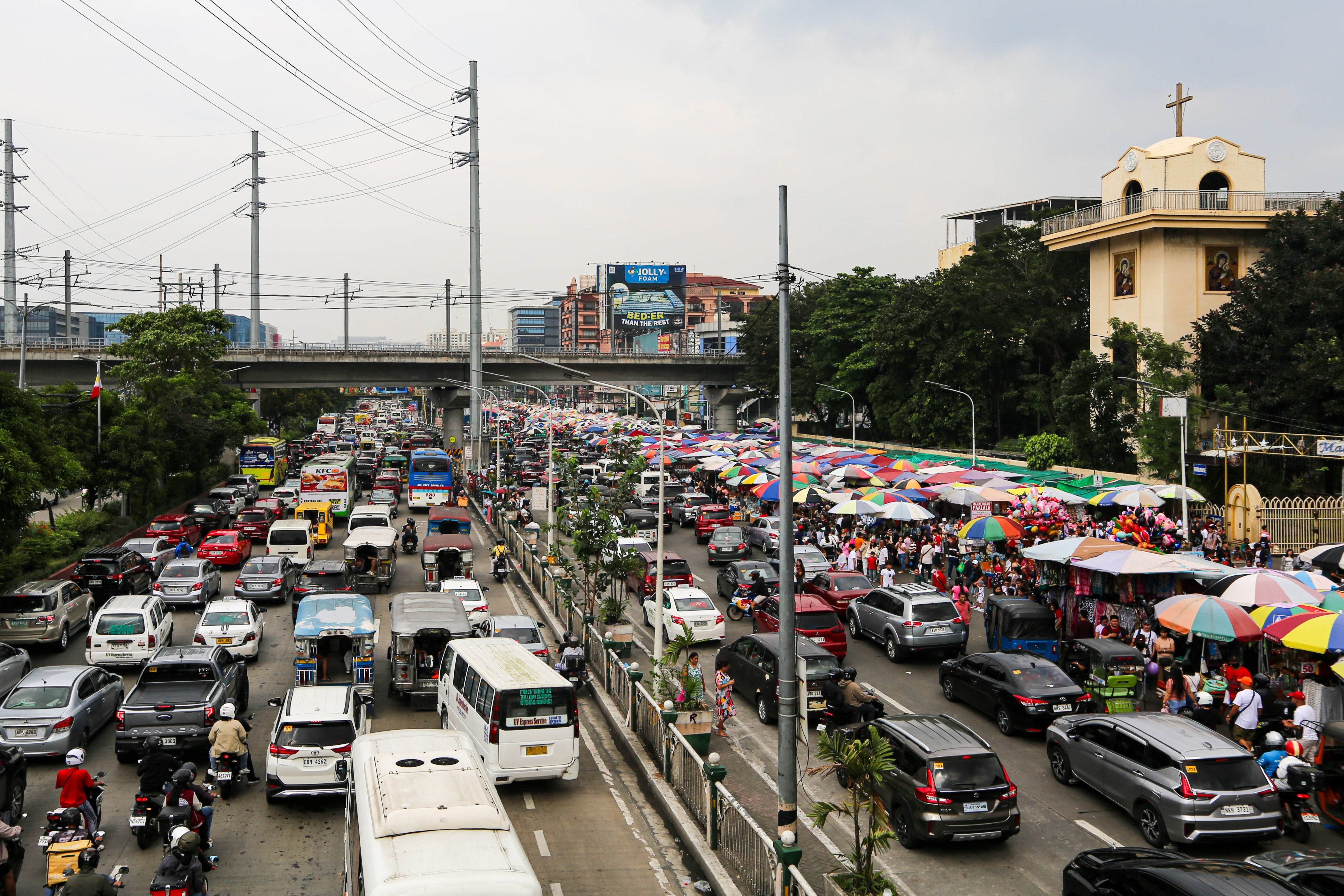 Christmas Day traffic at Roxas Boulevard 