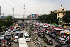 Christmas Day traffic at Roxas Boulevard