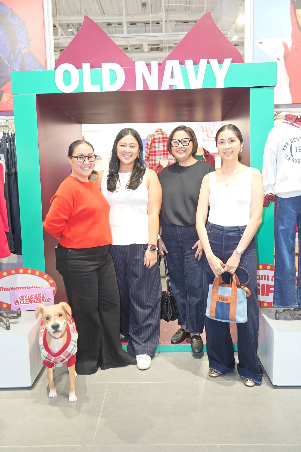 PAU Escolin, Old Navy merchandising manager Bianca Virina, SLCI Associate ecommerce manager Kaline Bautro, SSI general manager and SLCI merchandising group manager and Ina Arabia-Garcia, SSI head of Marketing Communications.