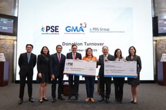 PSE and PDS donate P2M for typhoon victims
