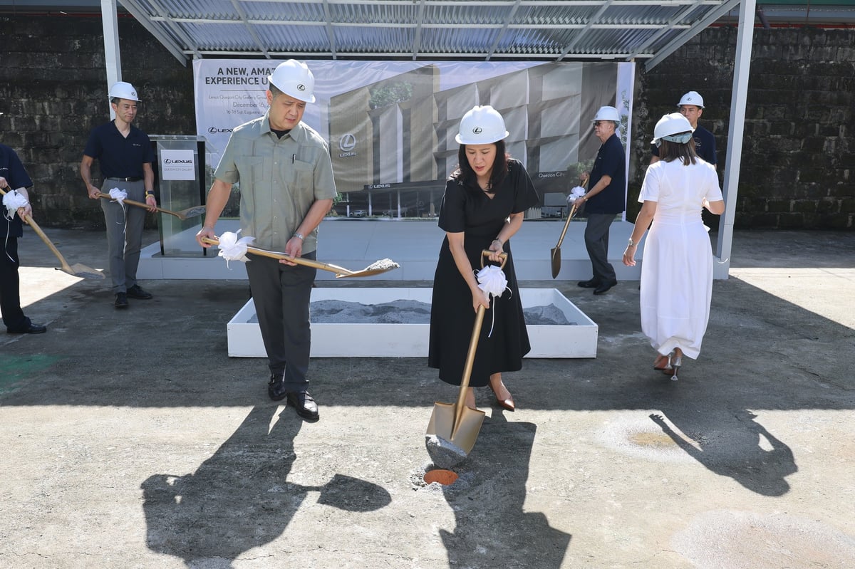 MARKING the start of construction, District 4 Representative Jesus Manuel ‘Bong’ Suntay and Quezon City Mayor Ma. Josefina ‘Joy’ Belmonte took part in the groundbreaking ceremony for the future Lexus Quezon City Gallery.