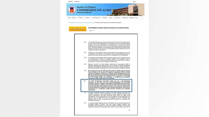COA's 2024 annual audit reports