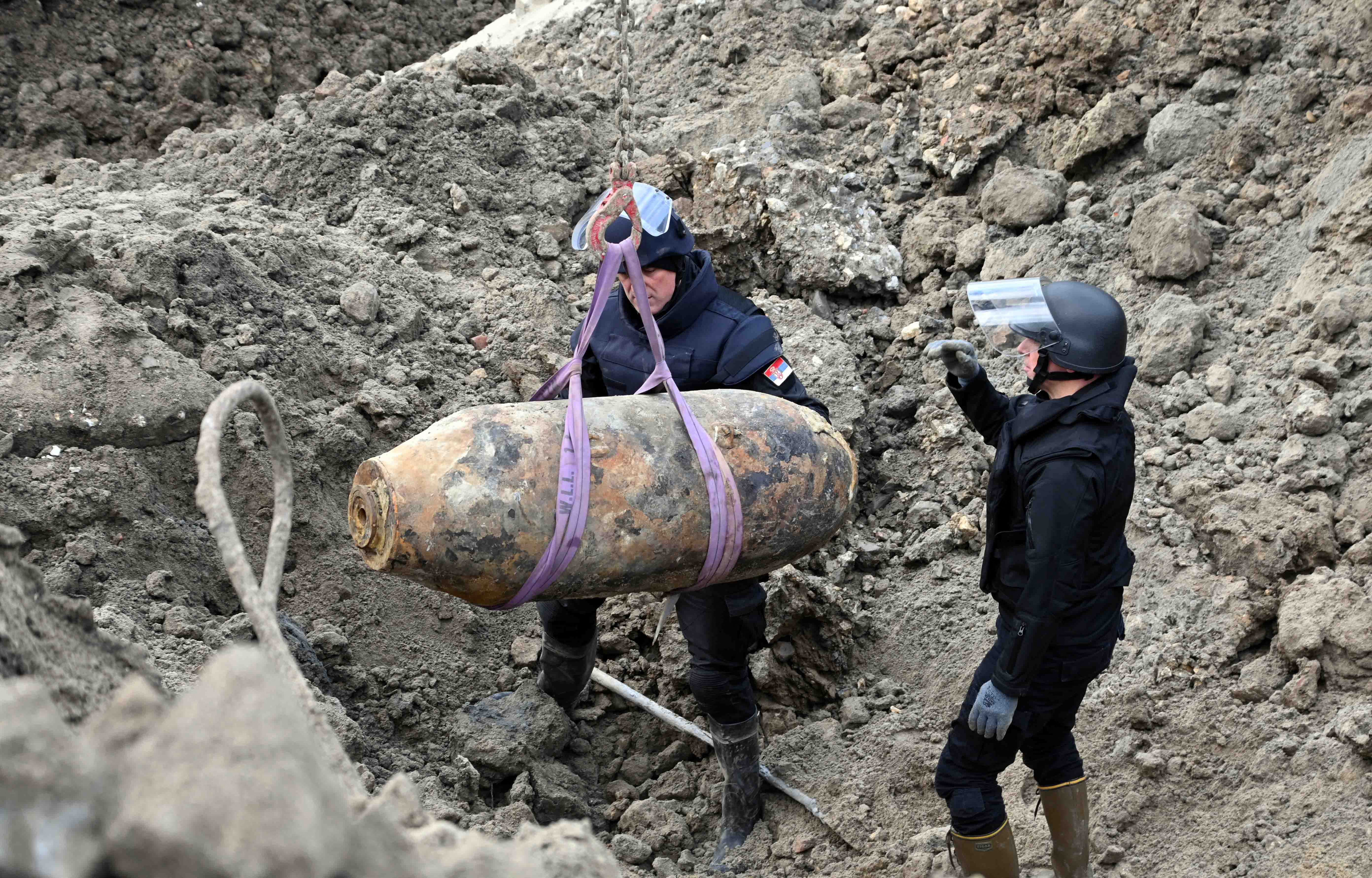 470-kilo WWII bomb removed 
in Belgrade