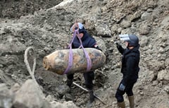 470-kilo WWII bomb removed
in Belgrade