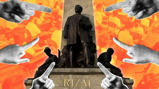 Rizal, without the pedestal