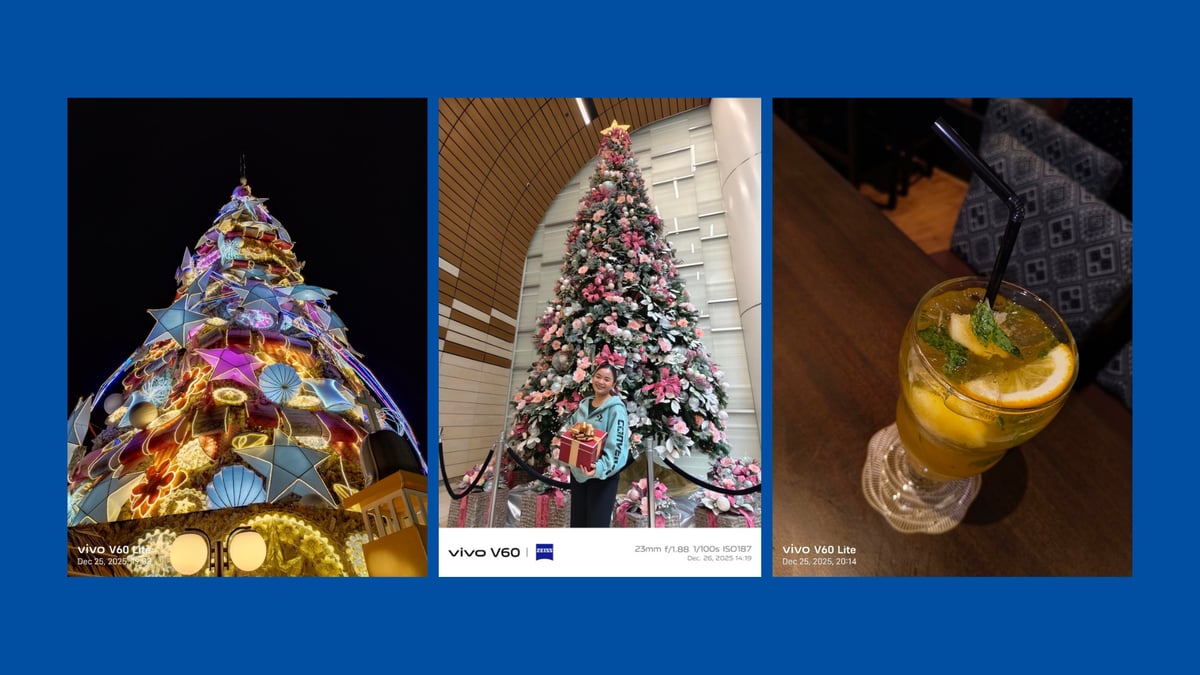 Christmas moments shot clearly with vivo V60, V60 Lite