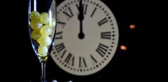 Tick tock, pop a grape: A New Year's tradition