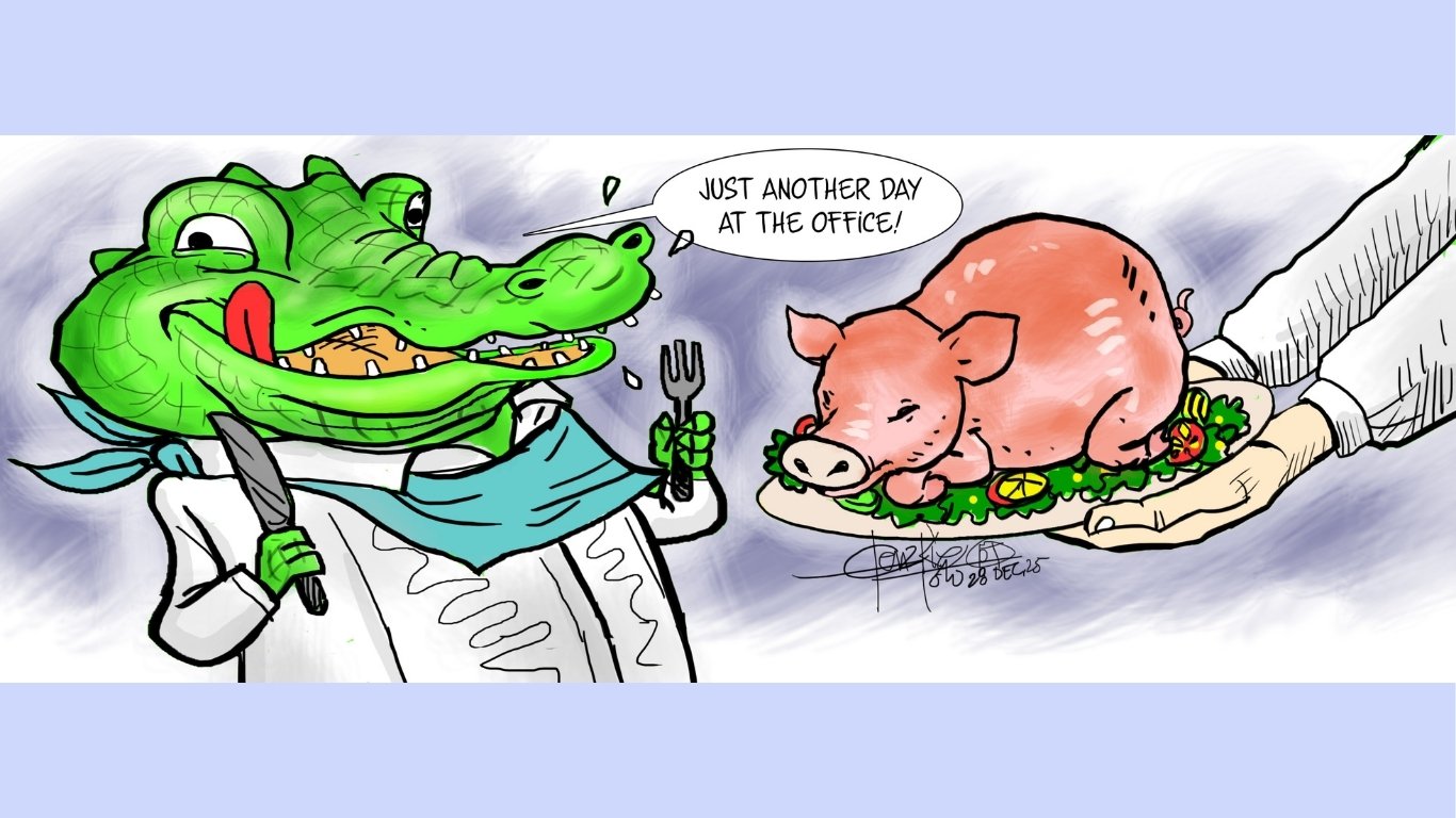 Porky business as usual