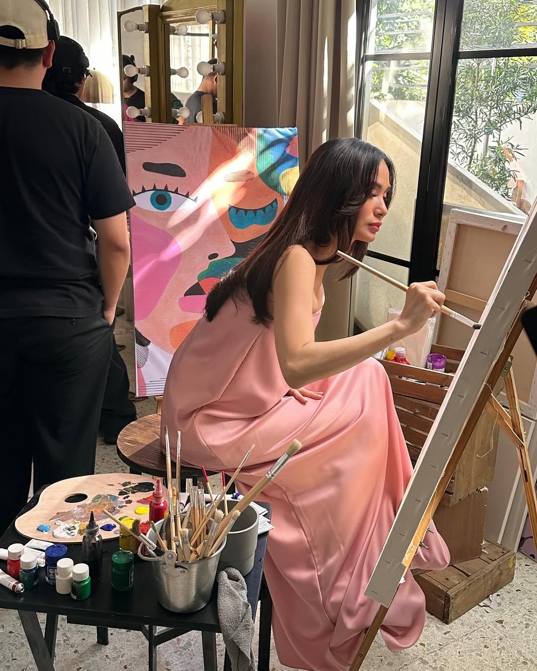HEART Evangelista wears Pam Parreno’s creation.