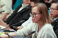 ALLOCABLES mastermind? The late DPWH Undersecretary Catalina Cabral testifies before a Senate Blue Ribbon panel hearing on the ‘Floodgate’ scandal. Cabral’s death raised suspicions of foul play due to her key role in the insertions of pork projects in the yearly budget.