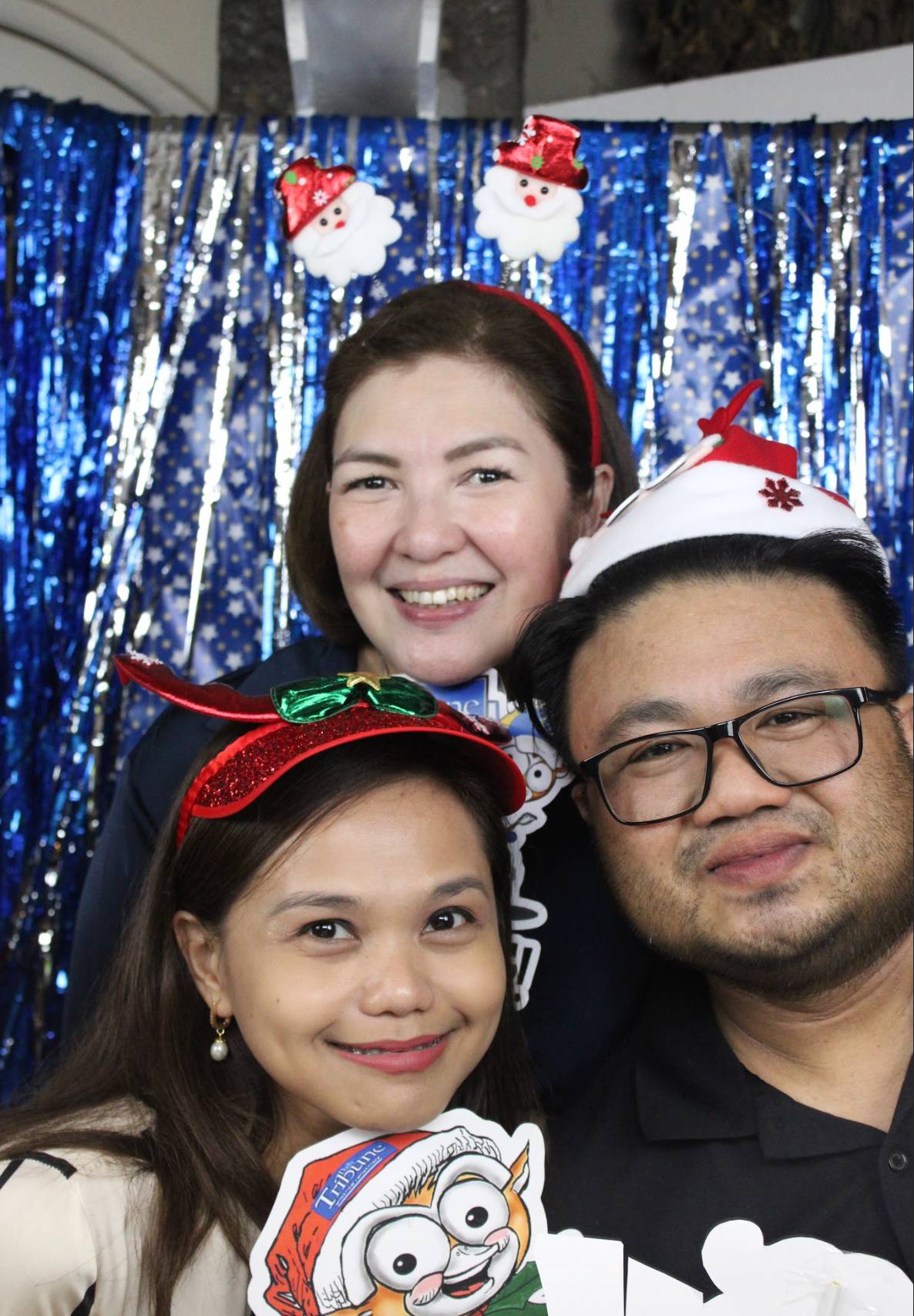 CLOCKWISE are Xianne Archangel, Ginggay Hontiveros-Malvar and Lloyd Revilla.