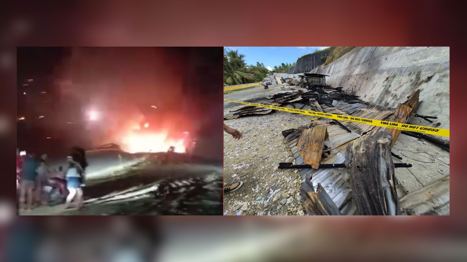 Firecracker testing destroys over 10 stalls in Barili, Cebu
