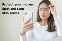 THAT ‘urgent’ bank text could be a scam in disguise.