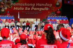 PBBM leads gift giving at Rizal Open Auditorium