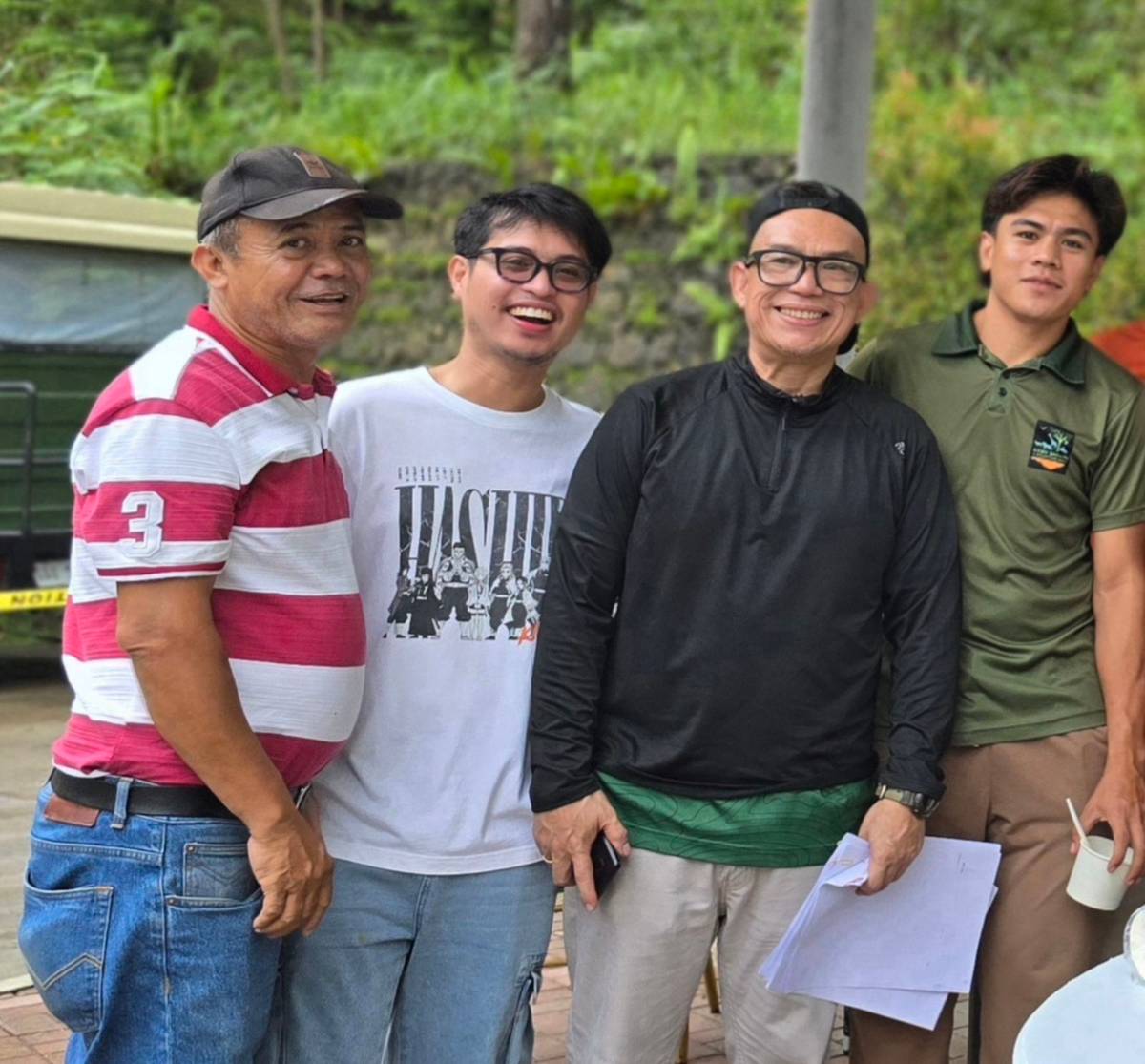 BARANGAY Captain Remegio Benitez, Councilor Kyle Pono, Emmanuel Pacifico and Dennis Jayson.