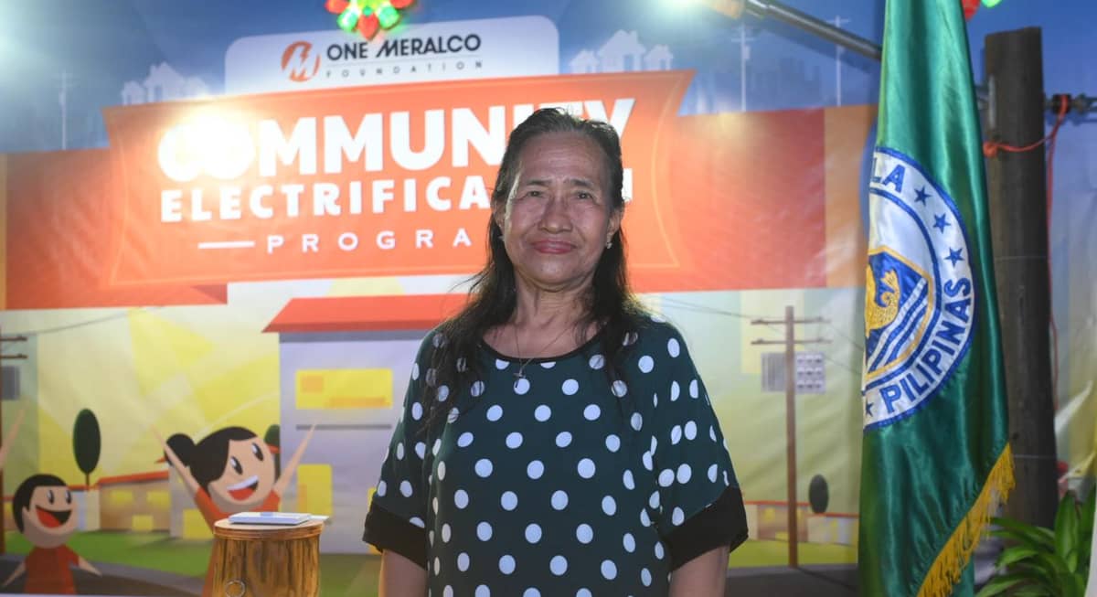 GIFT of light for elders.One of the beneficiaries of the recently held Household Electrification Program in Manila is senior citizen Crisanta Prado Sandrino who is now reaping the benefits of having a safe, direct and reliable access to electricity service.