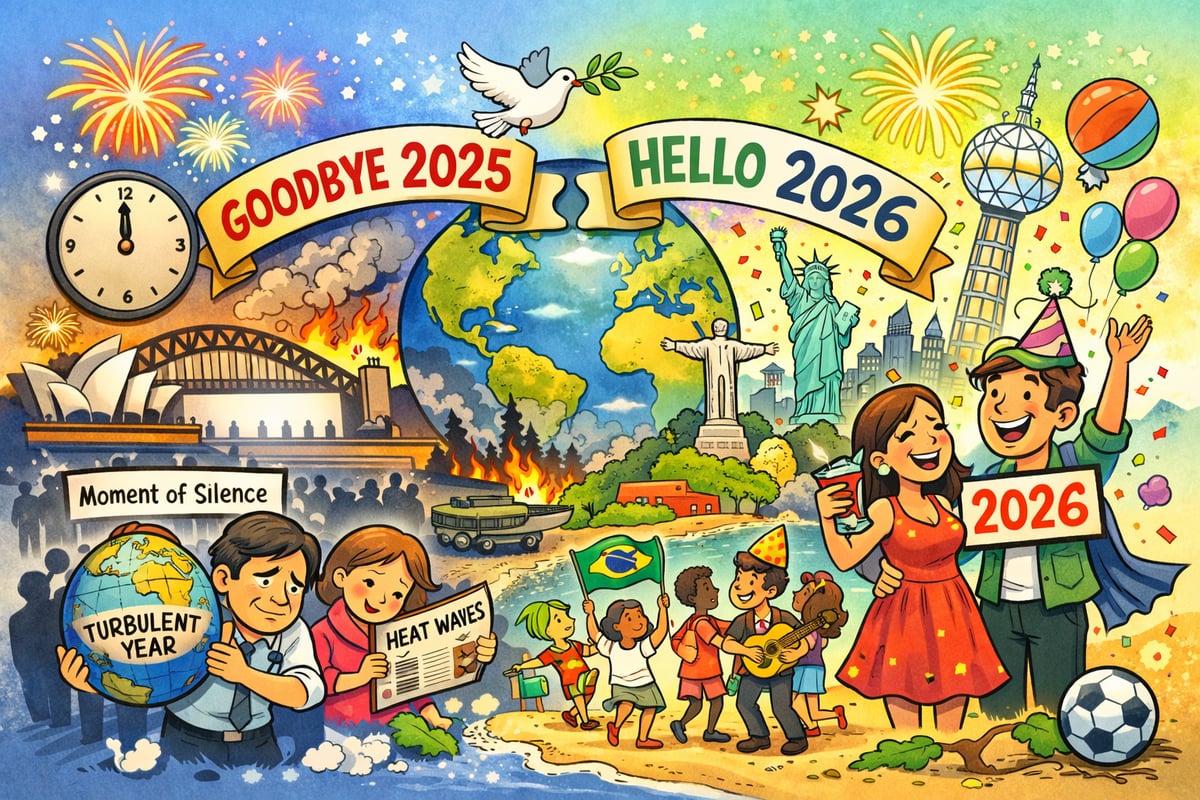World bids farewell to 2025, a year of Trump, truces and turmoil