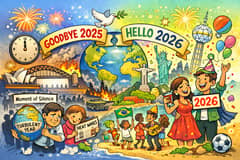World bids farewell to 2025, a year of Trump, truces and turmoil