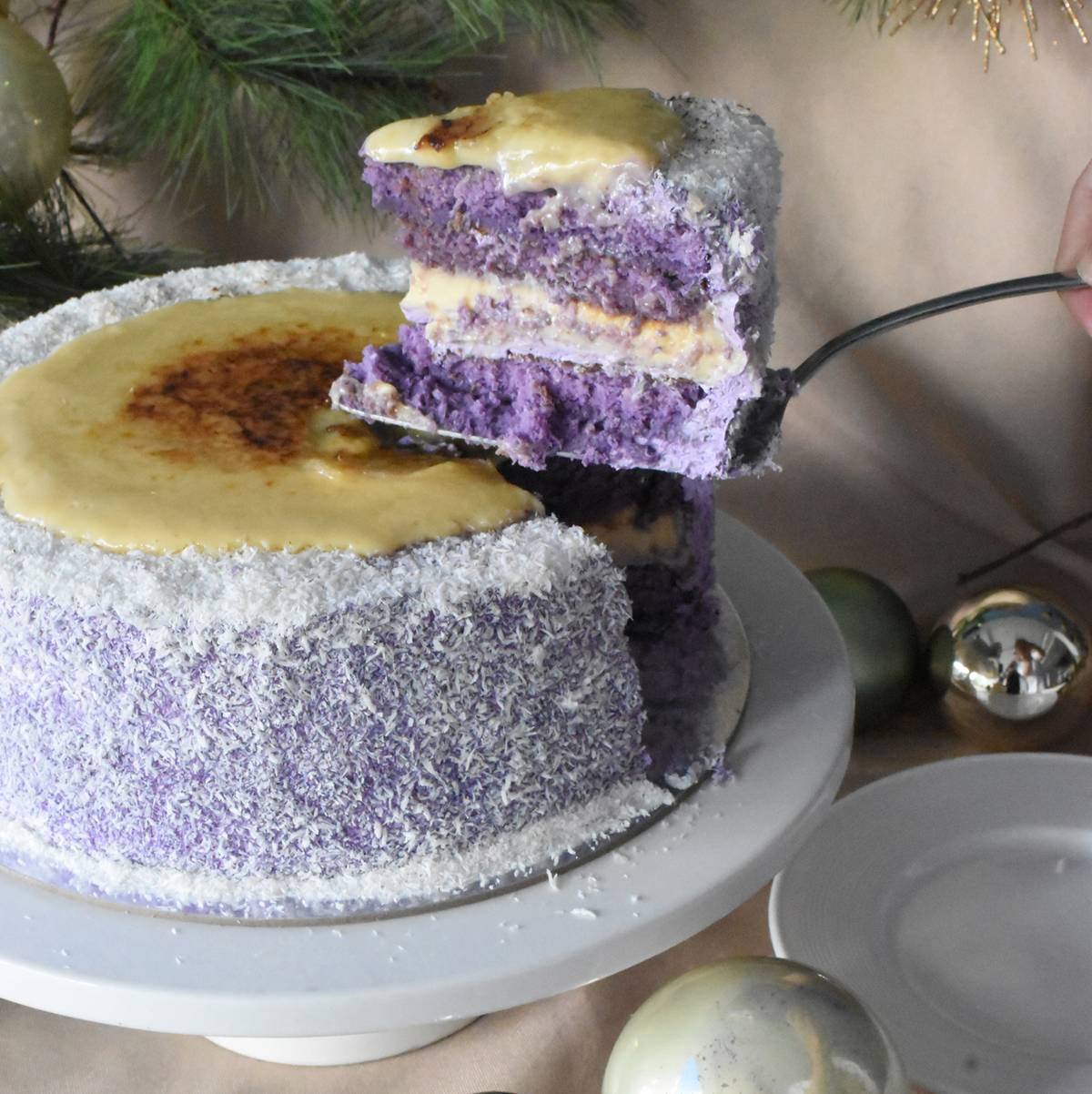 CRAVINGS’ Puto Bumbong Cake.