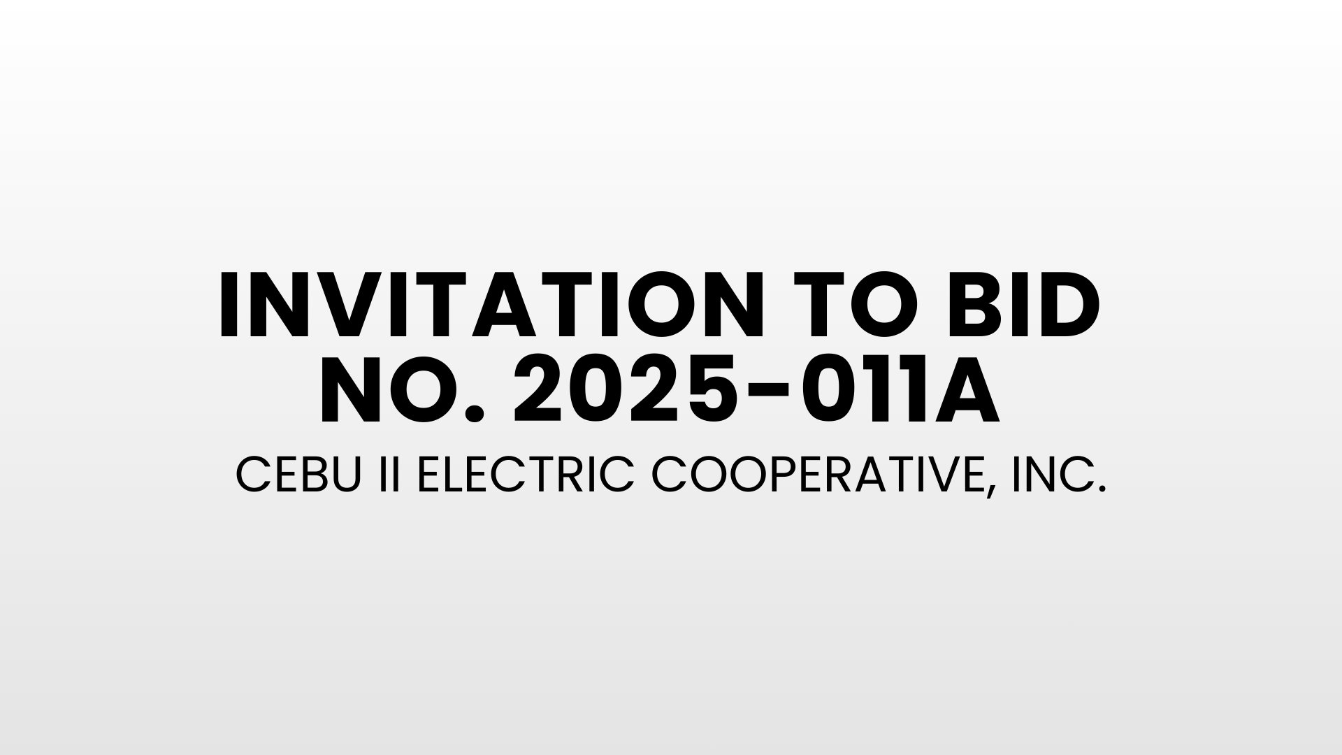 CEBU II ELECTRIC COOPERATIVE, INC.