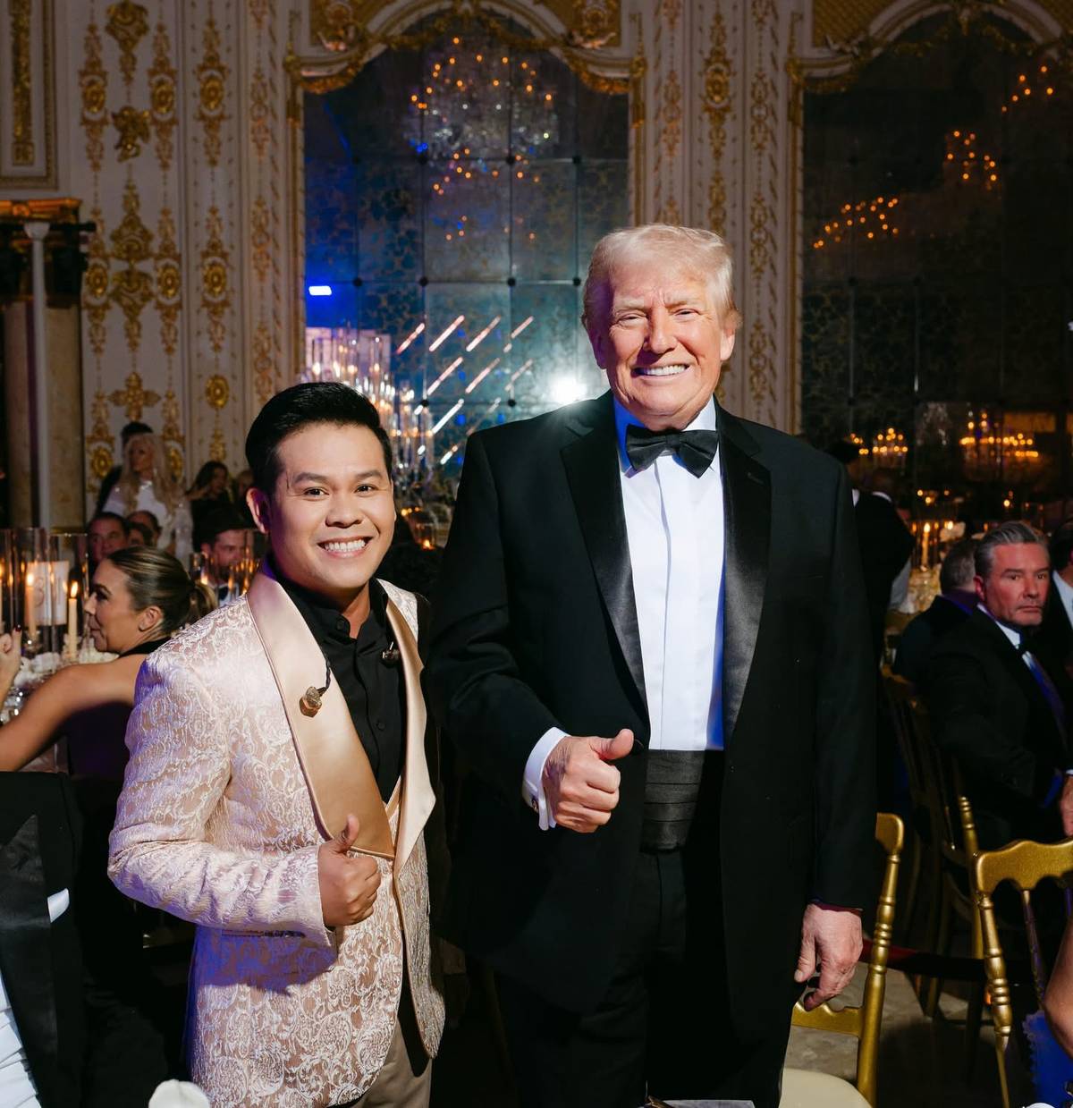 MARCELITO Pomoy with US President Donald Trump.