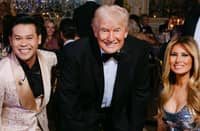 FILIPINO vocal sensation Marcelito Pomoy with US President Donald Trump and First Lady Melania Trump during the New Year’s Eve celebration at Mar-a-Lago.