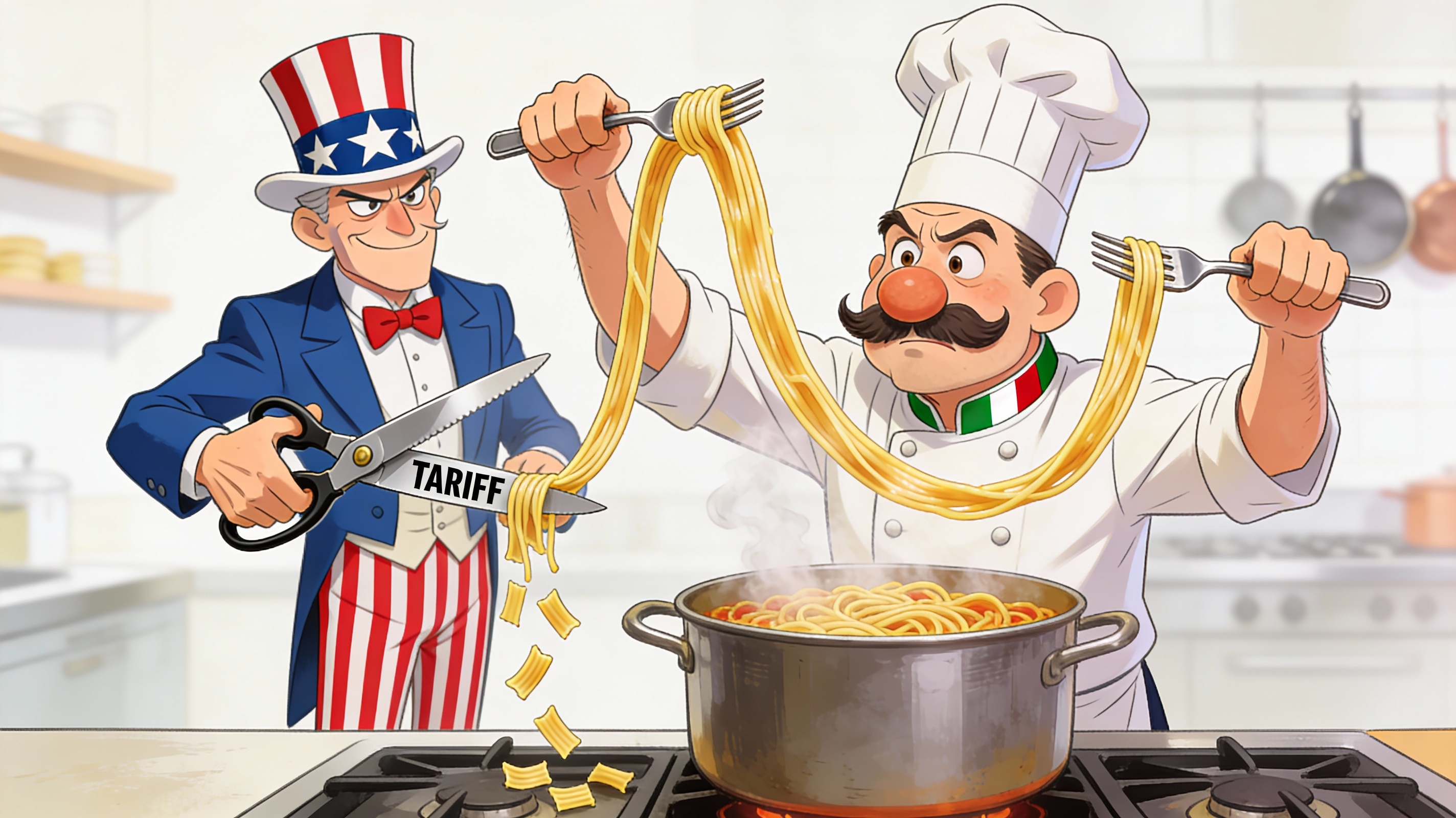 Hefty tariffs face some Italian pasta brands