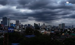 Cloudy dark skies 