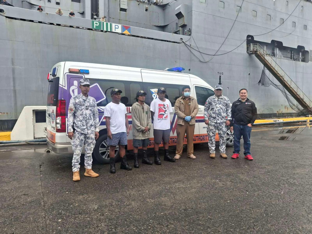 US Navy ship rescues three Pangasinan fishermen off Cape Bolinao