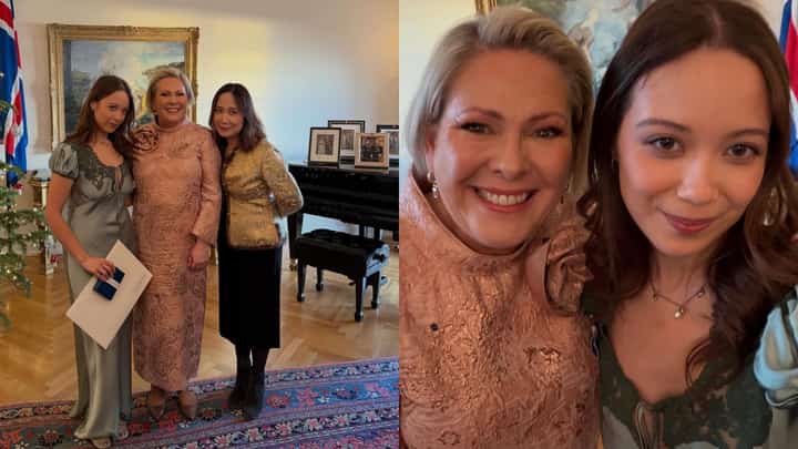 ICELANDIC singer-songwriter Laufey Lín Bing Jónsdóttir received the Knight’s Cross of the Order of the Falcon for her contributions to music and culture.