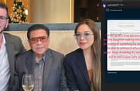 FROM left-right: Former Miss Universe Vice President Shawn McClain, Chavit Singson, Congresswoman Richelle Singson, and the Instagram story of Raul Rocha.