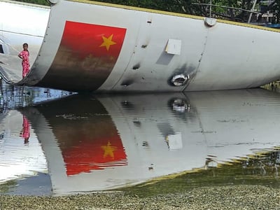 Rocket debris allegedly from China found in Sulu