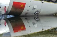 ROCEKT debris allegedly from the Chinese government was found by fishermen floating in the vicinity waters off Barangay Suang Bunah, Pangutaran, Sulu, on 01 January 2026.