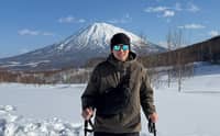 MICHAEL Huang in Niseko.