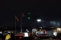 A helicopter carrying ousted Venezuelan president Nicolas Maduro comes in to land at the Westside Heliport in New York on January 3, 2026. Venezuelan President Nicolas Maduro arrived Saturday evening at a military base in the United States after his capture by US forces in Caracas. Maduro was seen surrounded by FBI agents as he descended the boarding stairs of a US government plane at a New York state National Guard facility, and was slowly escorted along the tarmac.