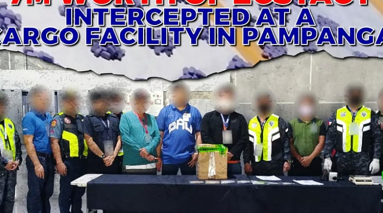 P7-M ecstasy shipment intercepted at Clark Freeport cargo area