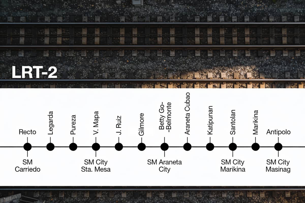 FIVE LRT-2 stations are near SM shopping malls.