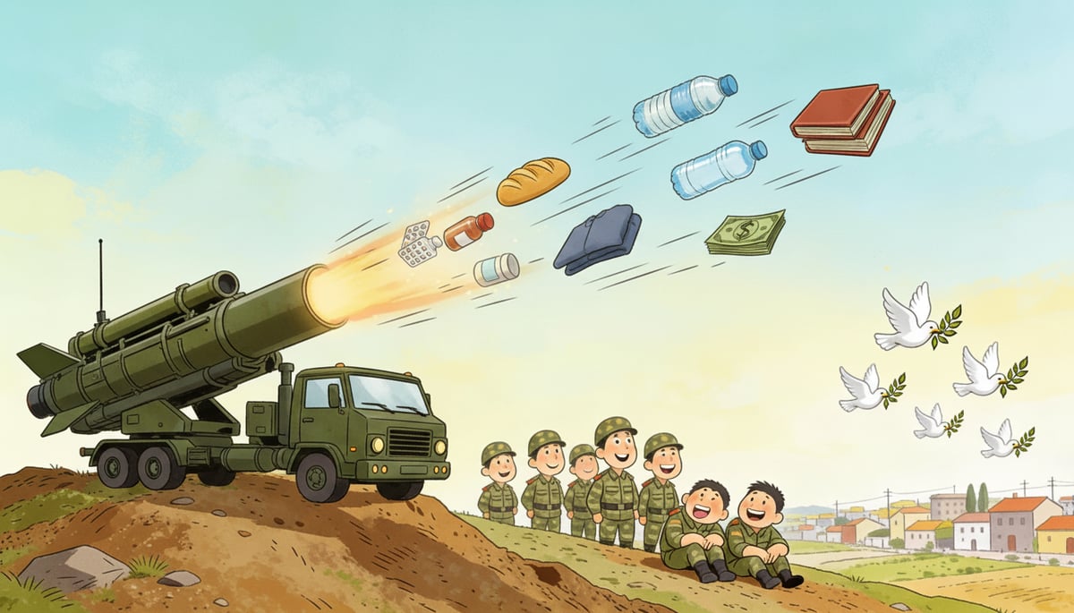 A SAFER world begins by investing more in fighting poverty and less in fighting wars.