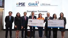 PSE and PDS donate P2M for typhoon victims