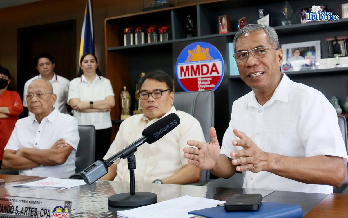 (January 05 2026) MMDA Chairman Atty. Don Artes with MMDA Deputy Chairman Frisco Sa Juan holds a press conference to welcome Gen. Nicolas Torre III as a new MMDA General Manager and discus the preparations for the Traslacion, held at the MMDA head office in Pasig City on January 5, 2026. Photo/Analy Labor