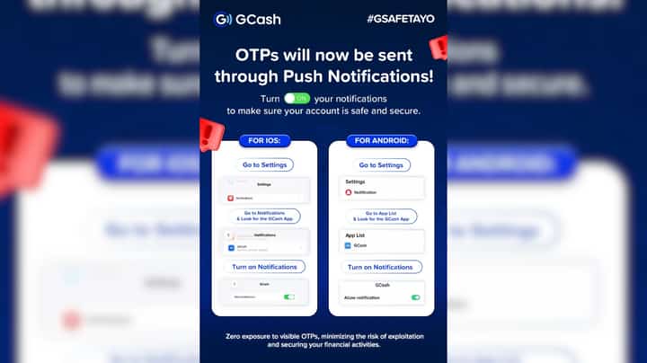 GCash rolls out in-app OTPs to boost user safety against scams