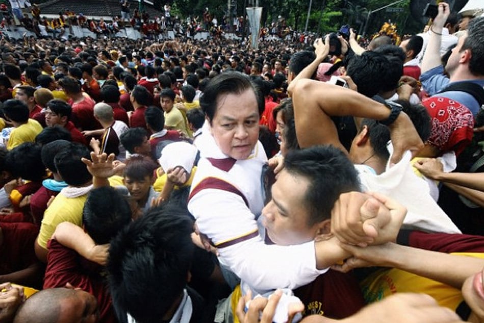 Kabayan Noli de Castro during one of the Black Nazarene Traslacion