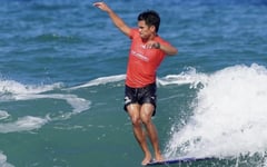 All set for La Union longboard surfing tilt  
