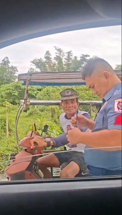 Baler police escort intoxicated tricycle driver home to prevent accident