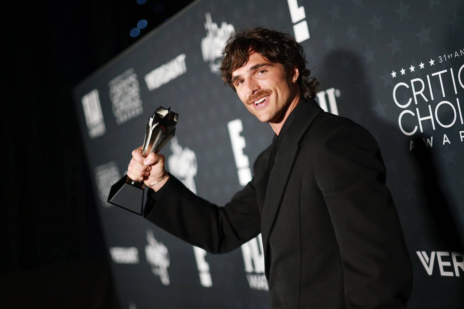 Jacob Elordi wins his first acting trophy - "Best Supporting Actor" for Netflix's "Frankenstein"