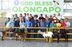 Goats distributed to 11 Olongapo City beneficiaries