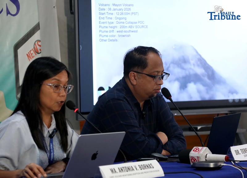 Mayon Volcano on Alert Level 3