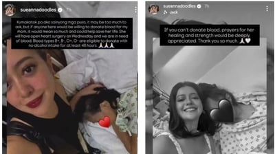 Sue Ramirez appeals for blood donors as mother faces open-heart surgery