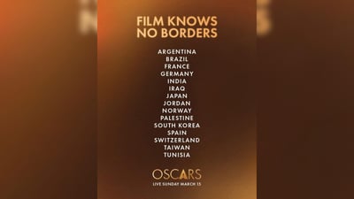 Academy reveals shortlist for Best International Feature Film