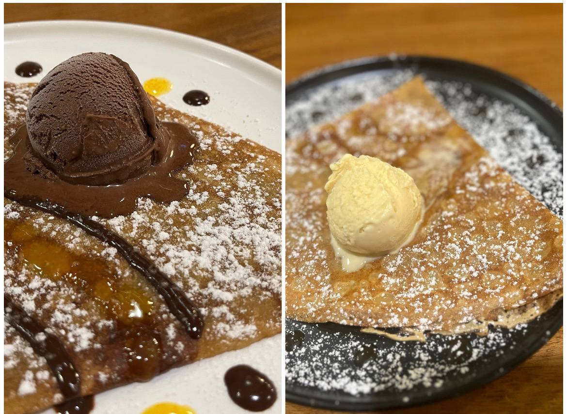 Chocolat suzette and Caramel au beurre salé.